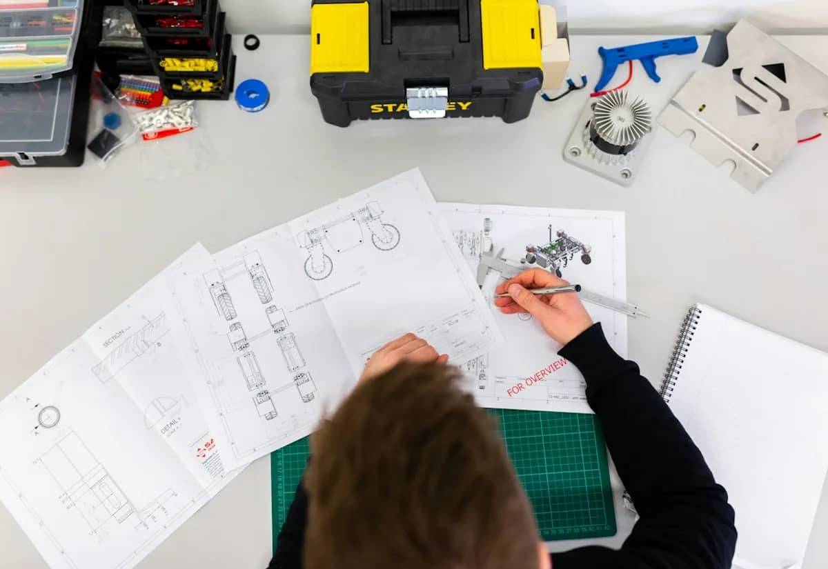 Engineers reviewing plant instrumentation
